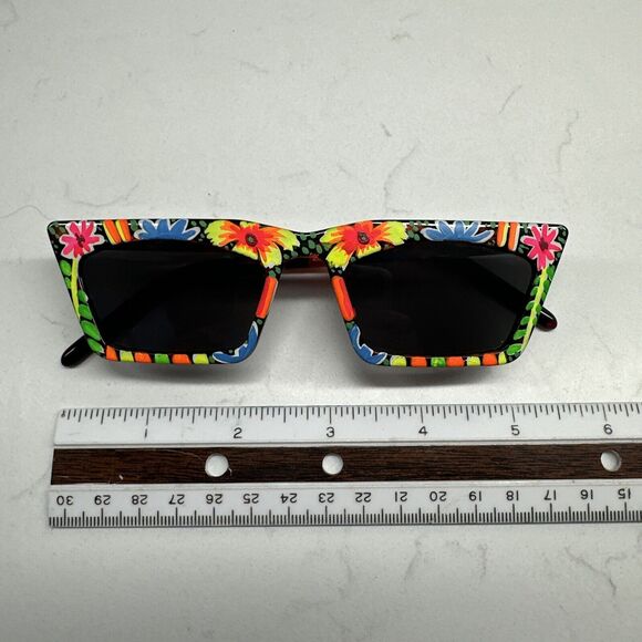 Colorful Hand painted Sunglasses Unisex - Picture 10 of 13